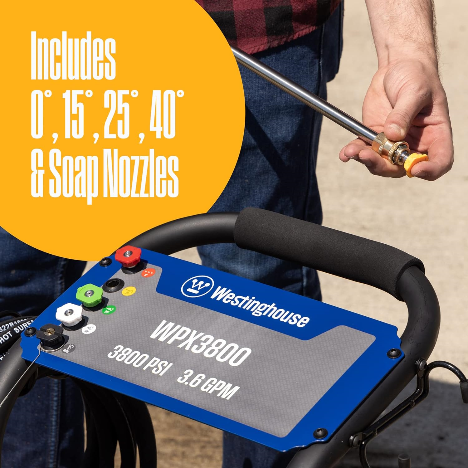 Westinghouse WPX3800 Pressure Washer 3800 PSI 3.6 GPM Gas New