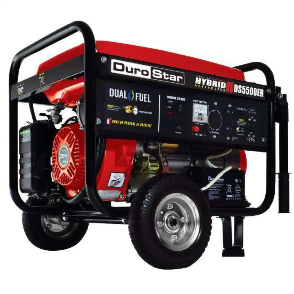 DuroStar DS5500EH 4500W/5500W Dual Fuel Electric Start Generator New