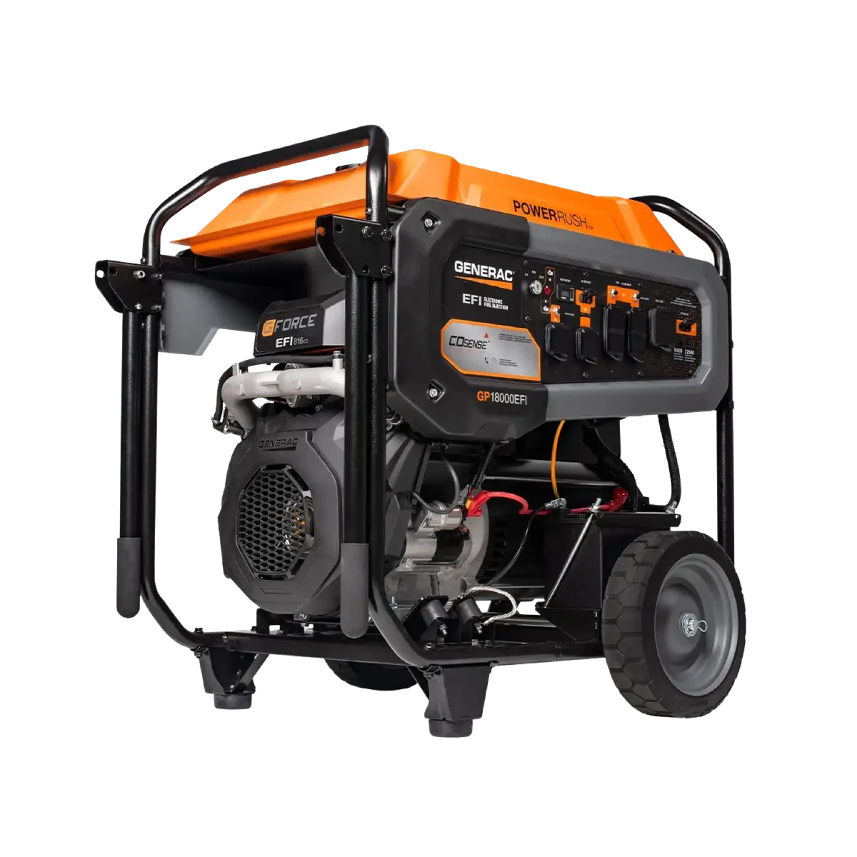 Generac GP18000EFI 18000W/22500W Generator 50 Amp Low THD CO Sense Gas Electric Start 8917 Manufacturer RFB
